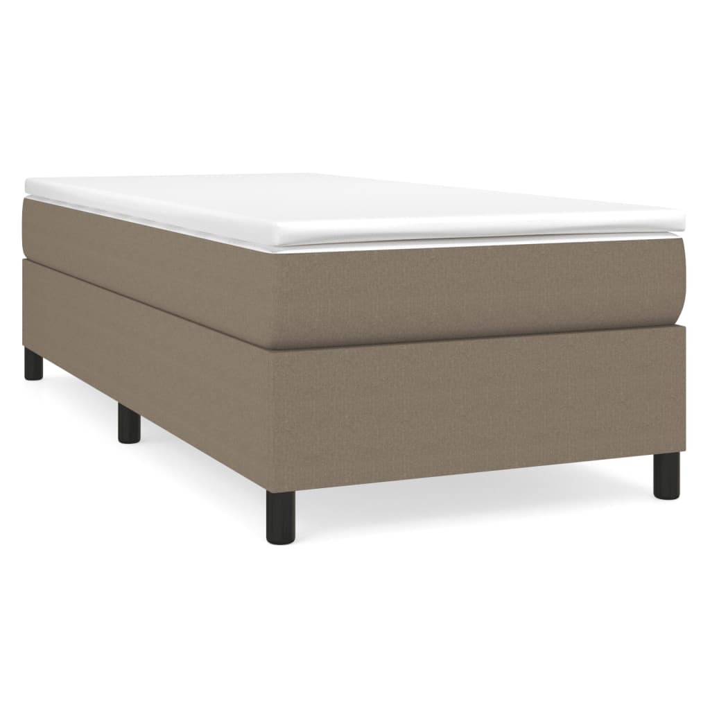 Giroletto a Molle con Materasso Tortora 90x200 cm inTessuto - homemem39