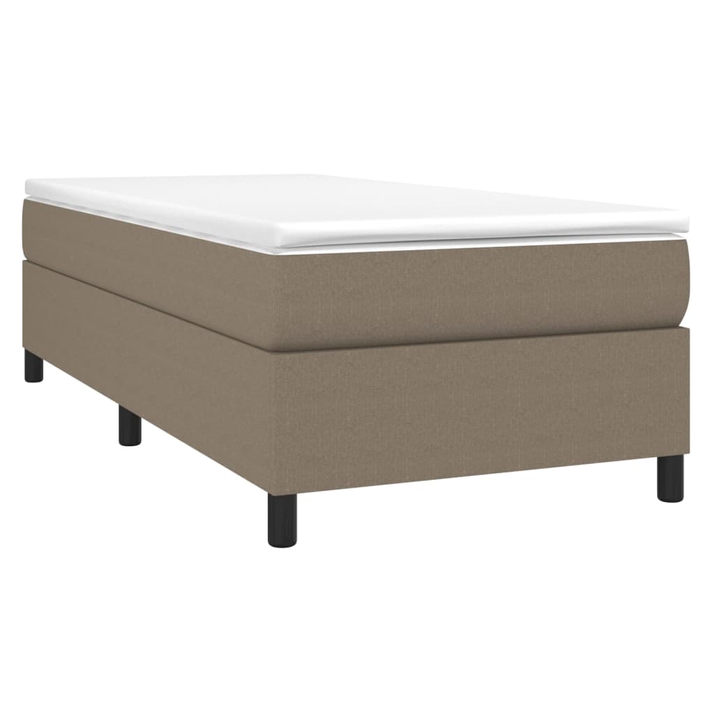 Giroletto a Molle con Materasso Tortora 90x200 cm inTessuto - homemem39