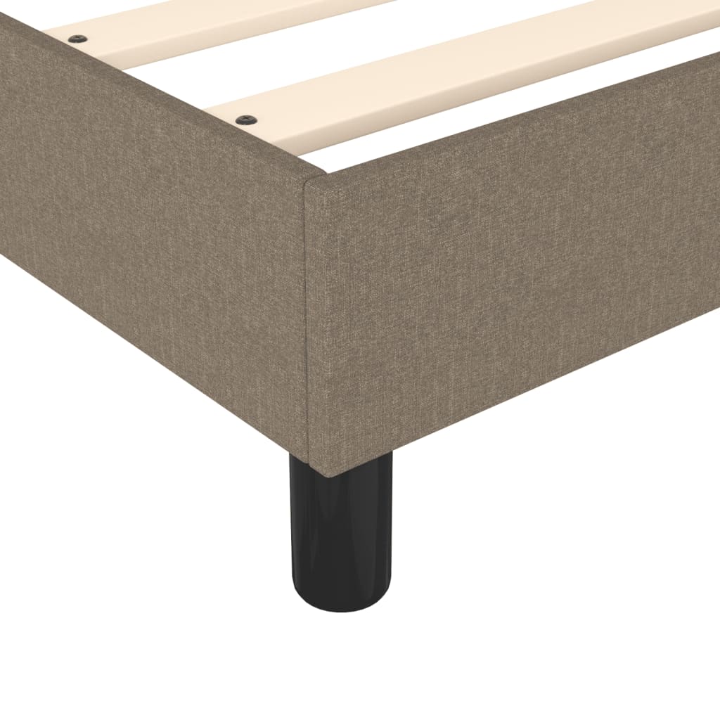 Giroletto a Molle con Materasso Tortora 90x200 cm inTessuto - homemem39