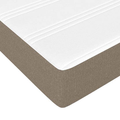 Giroletto a Molle con Materasso Tortora 90x200 cm inTessuto - homemem39
