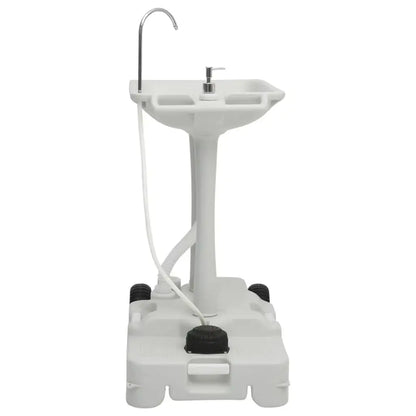 Set Toilette Portatile Campeggio Supporto Lavamani Tanica Acqua - homemem39