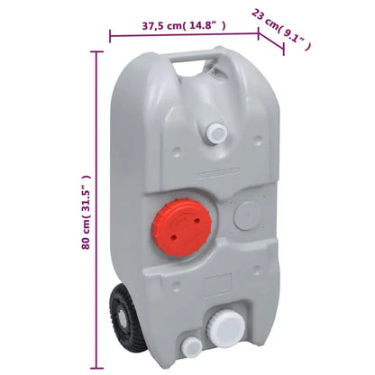 Set Toilette Portatile Campeggio Supporto Lavamani Tanica Acqua - homemem39