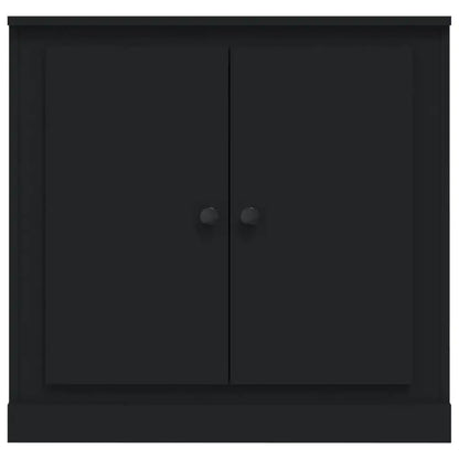 Credenza Nera 70x35,5x67,5 cm in Legno Multistrato - homemem39