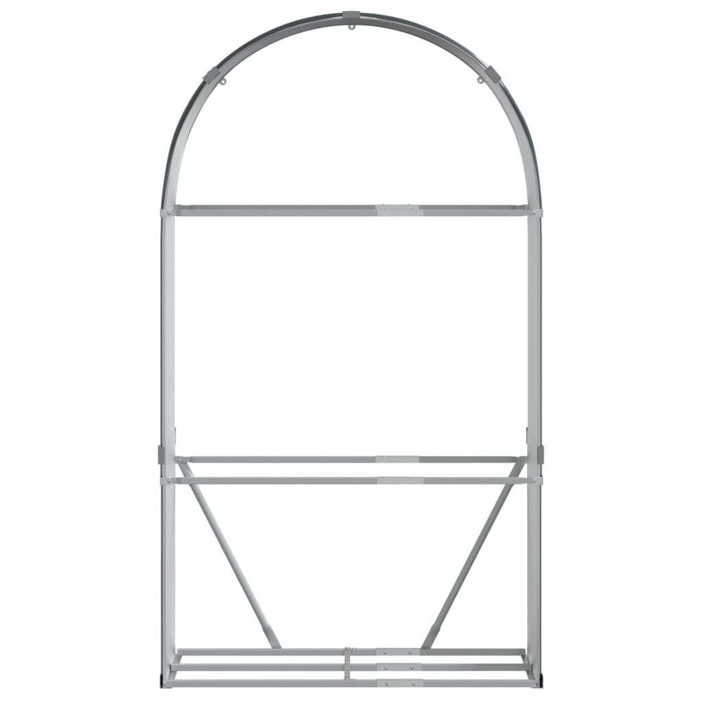 Portaceppi Antracite 120x45x210 cm in Acciaio Zincato - homemem39