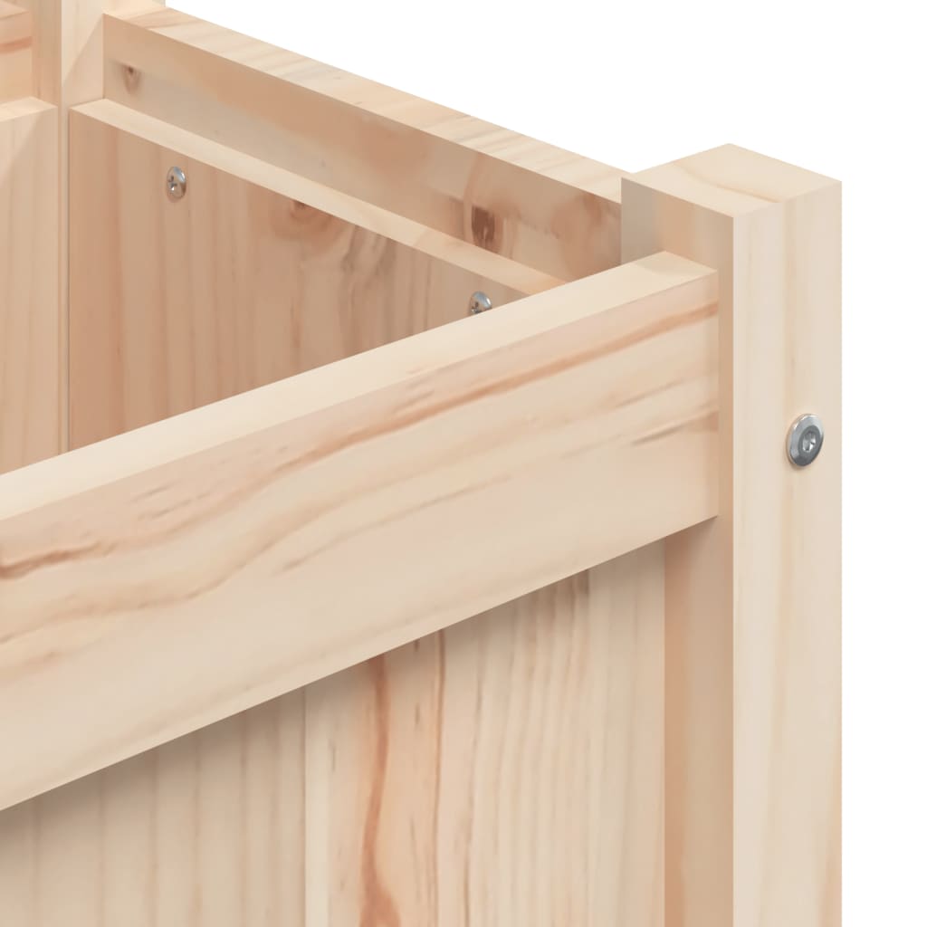 Fioriera da Giardino 180x31x31 cm in Legno Massello di Pino - homemem39