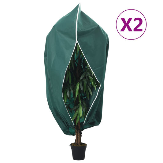 Coperture con Cerniera per Piante 2pz 70 g/m² 3,93x3 m - homemem39