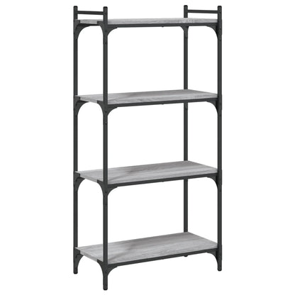 Libreria 4 Ripiani Grigio Sonoma 60x30x120cm Legno Multistrato - homemem39
