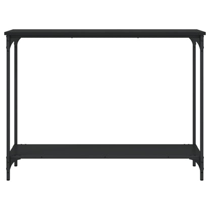 Tavolino Consolle Nero 101x30,5x75 cm in Legno Multistrato - homemem39