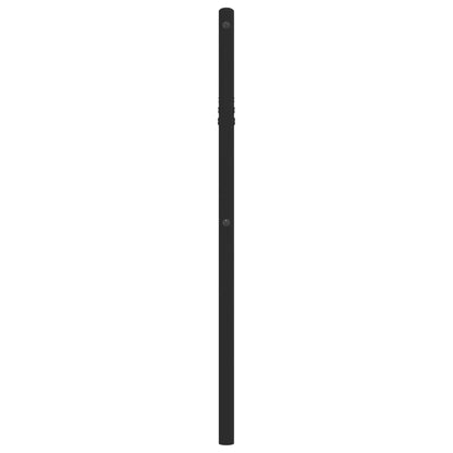 Testiera in Metallo Nero 75 cm - homemem39