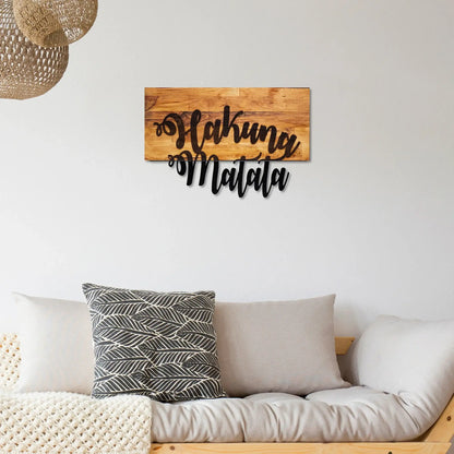 Decorative Wooden Wall Accessory - homemem39