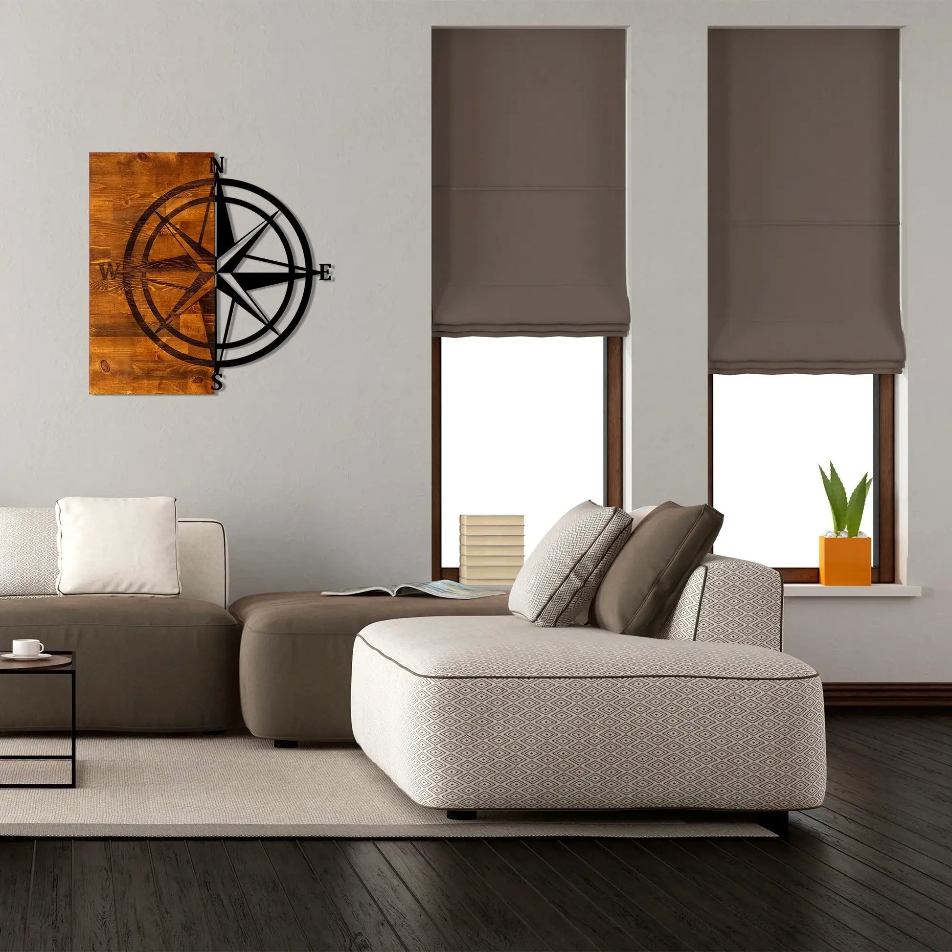 Decorative Wooden Wall Accessory - homemem39