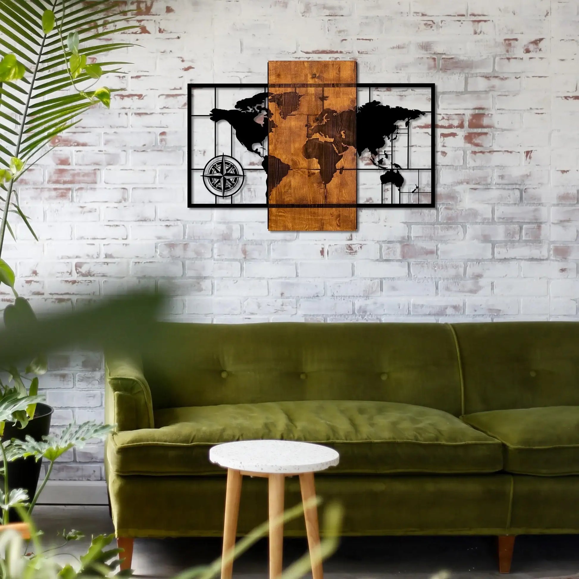 Decorative Wooden Wall Accessory - homemem39