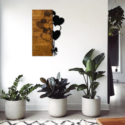 Decorative Wooden Wall Accessory - homemem39