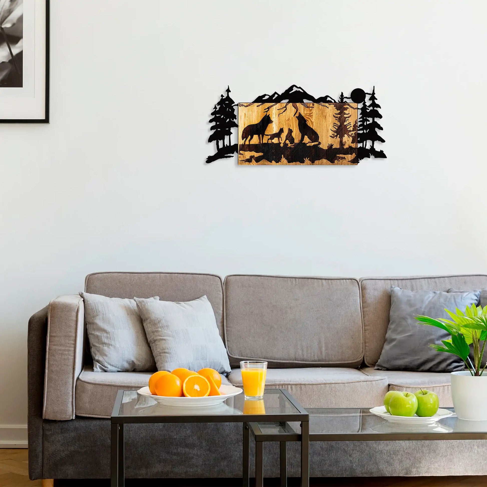 Decorative Wooden Wall Accessory - homemem39