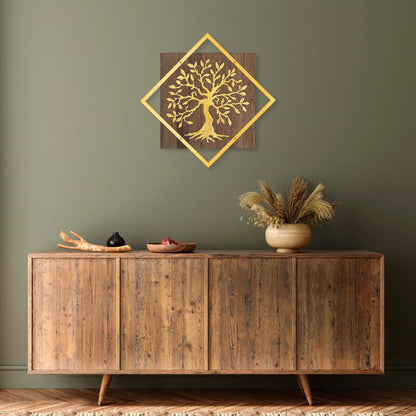 Decorative Wooden Wall Accessory - homemem39