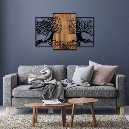 Decorative Wooden Wall Accessory - homemem39