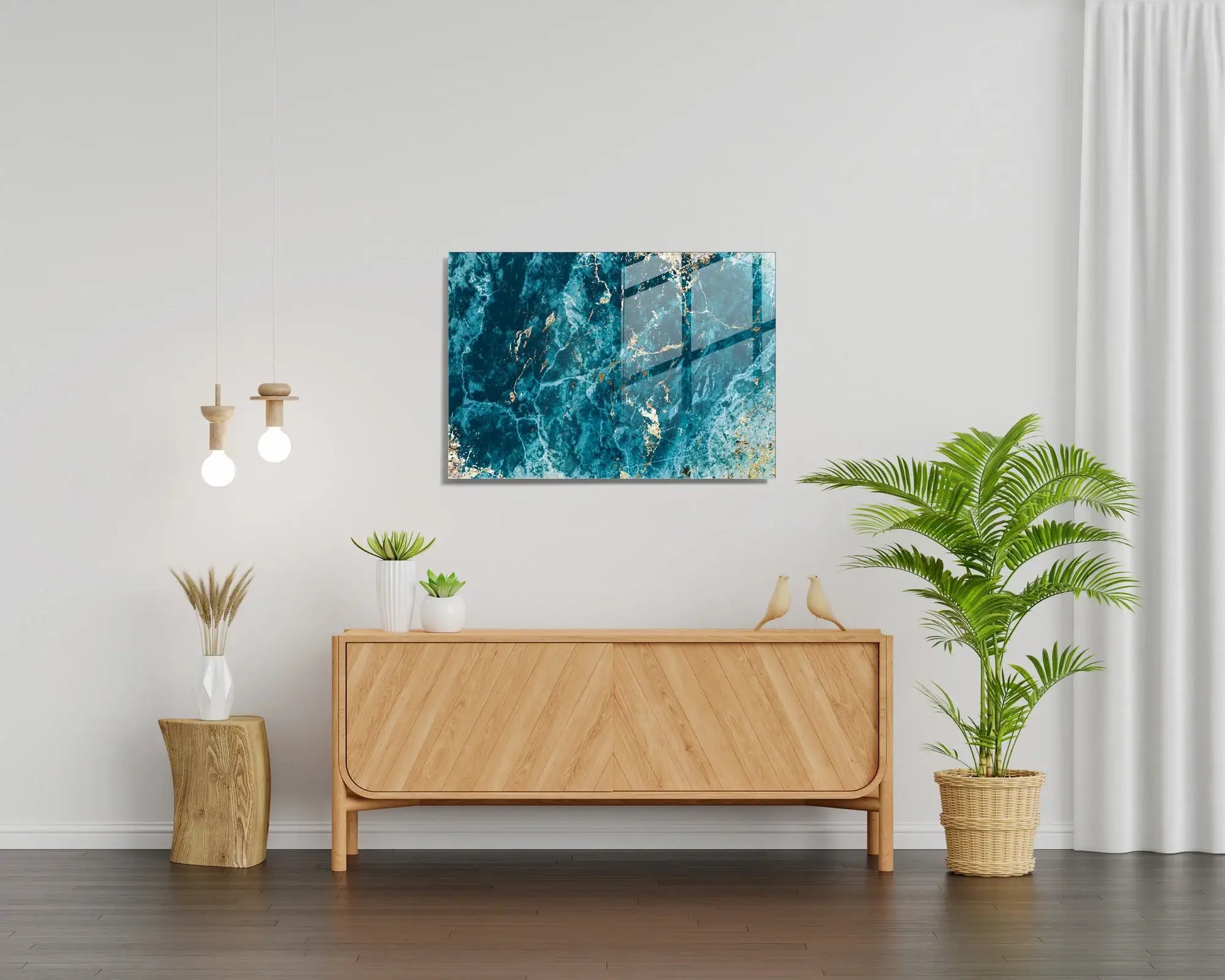 Decorative Tempered Glass Painting - homemem39