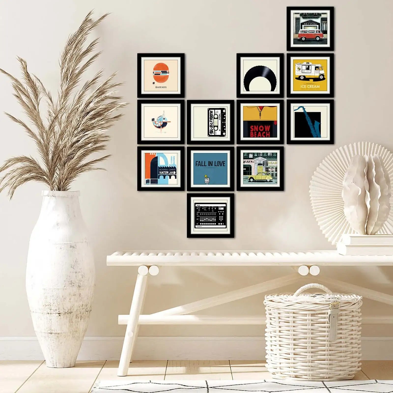 Decorative MDF Painting (12 Pieces) - homemem39